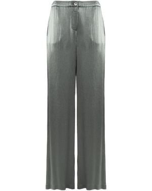 Nenette Satin Pants Sage - Gray
