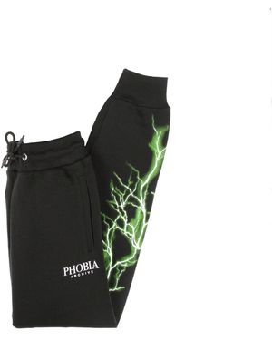 Phobia Lightweight Tracksuit Pants Lightning Pants - Black