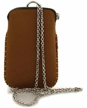 Gianni Chiarini Caso De Telefono Mujer Bonita De Cuero Marron - Marrón