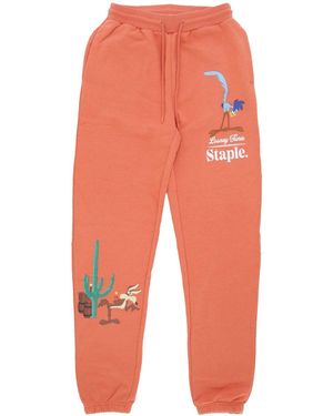 Staple Acme Corp Sweatpant X Looney Tunes Lightweight Tracksuit Pants - Orange