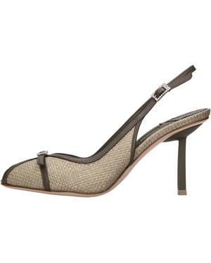 Le Silla Chaussures Avec Talon Vert - Neutre