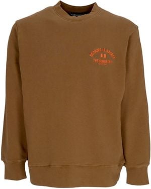 The Hundreds Sudadera Temp Crewneck Hombre Marron - Marrón