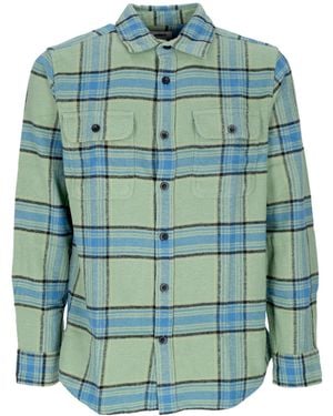 Obey Eugene Long Sleeve Shirt L/S Woven Shirt - Green
