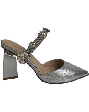 Twentyfourhaitch Sh80Arg Slingback - Metallic
