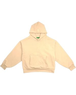 GARMENT WORKSHOP Phenol Doppelschicht Kapuze Mit Doppelstickerei - Natur