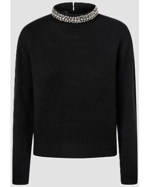 Pinko Mesh With Jewel - Black