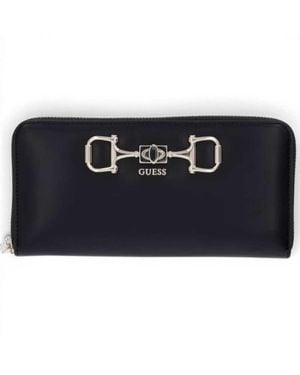 Guess Janie Slg Large Zip Around - Blue