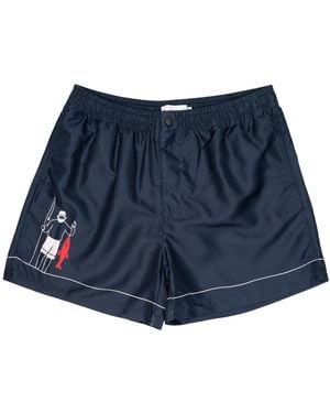 Thinking Mu Maillot De Bain Homme Pescadors Liu - Bleu