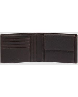 Piquadro Wallet With Coin Holder Adult Pu257W138R-Tm - Black