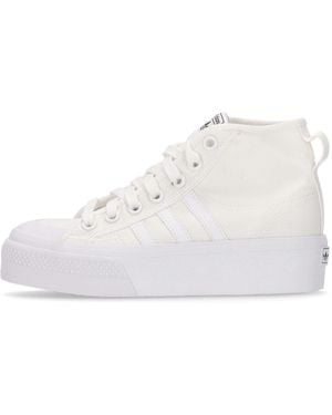 adidas Nizza Platform Mid W High Shoe - White