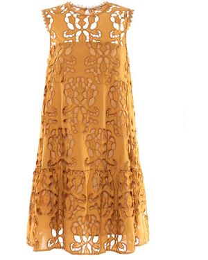 Nenette Dress Turmeric - Orange