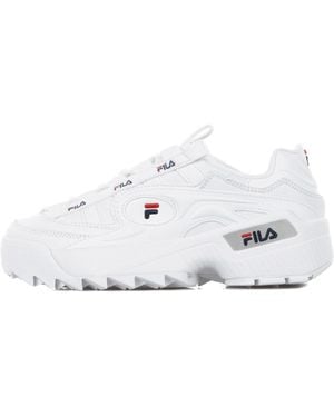 Fila D-Formation Wmn Weib/ Rot Damen-Halbschuh - Weiß