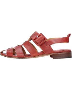 JP/DAVID Sandalias Marron - Rojo