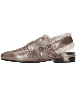 Henry Beguelin Halbschuhe Grau - Braun