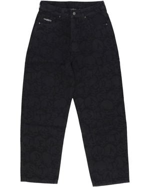 Wasted Paris Hombres Jeans Bury Casper Pant Negro Negro - Azul