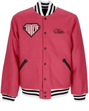 Iuter Chaqueta Universitaria Family Varsity Rosa Para Hombre