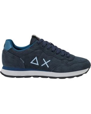 Sun 68 Sneaker Tom Suede - Blau