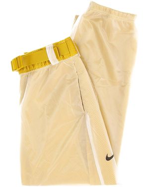 Nike Pantalones De Chandal Para Mujer W Sportswear Tech Pack Pant Tejido De Malla De Tiro Alto - Amarillo