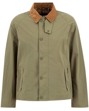 Barbour Chaqueta Chaqueta Impermeable De La Pista - Verde