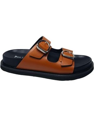 Pollini Sa28041G9Evit200 Cuir De Femme Brun - Marron
