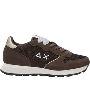 Sun 68 Allerglitter Textil Sneaker - Braun