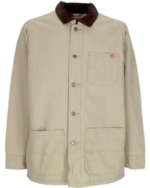Dickies Workwear Jacket Duck Canvas Chore Coat - Natural