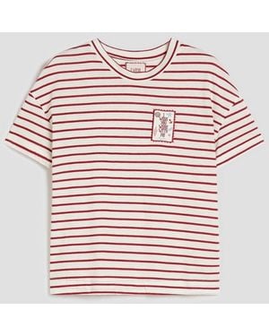 Pennyblack Camiseta De Algodon Con Bordados Blancos - Multicolor