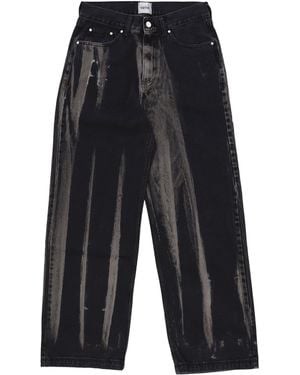 Arte' Jeans Washed Jeans Pants - Black