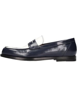 Green George Flat Shoes - Blue