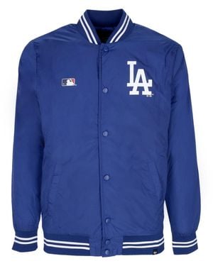 '47 Mlb Drift Track Jacket Losdod Bomber Jacket - Blue