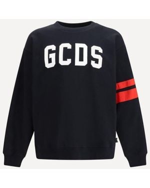 Gcds Sudadera De Logotipo De La Tripulacion - Negro