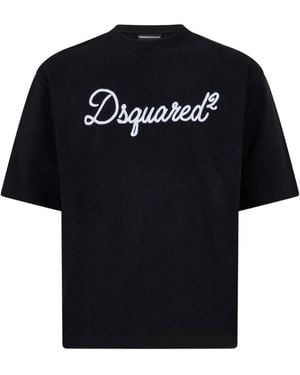 DSquared² T-Shirt Zwart Logo