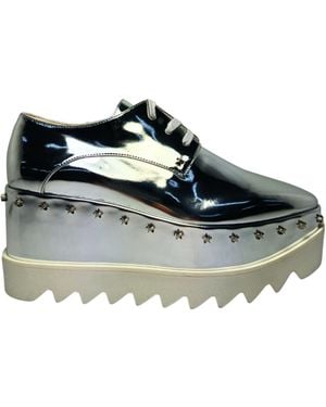 Stella McCartney Zapatos Para Mujeres Elyse Espejo Plata - Azul