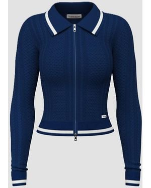 Guess Full Zip Sweater - Blue