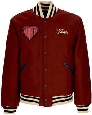 Iuter Family Varsity College Jacket - Red