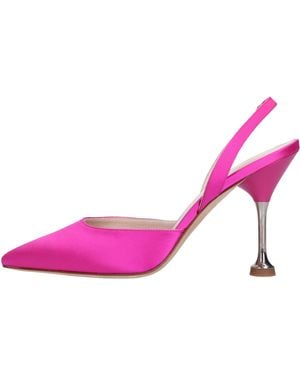 Lella Baldi With Heel Fuchsia - Pink