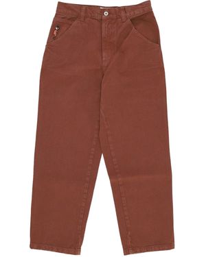 Doomsday Vaqueros Hombre Taoboy Pant Marron - Marrón