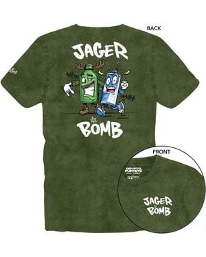 MC2 Saint Barth T-Shirt Effect Faded Jack001-00491L - Green
