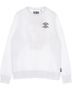 Element Sudadera Hombre Pota Dominion Cuello Redondo Blanco Optico