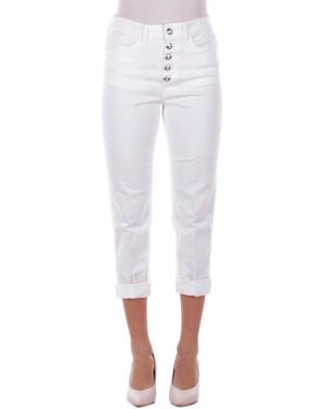 Dondup Jeans Dp268Bbs0030D 000 Jeans 5Tasche Loose Knoons Bot - White