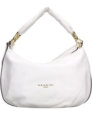 Nannini Bolsas. Crema - Blanco