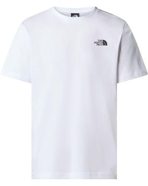 The North Face T-Shirt Nf0A87Np M Ss Box - White
