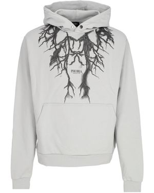 Phobia Lightweight Hoodie Lightning Hoodie - Gray