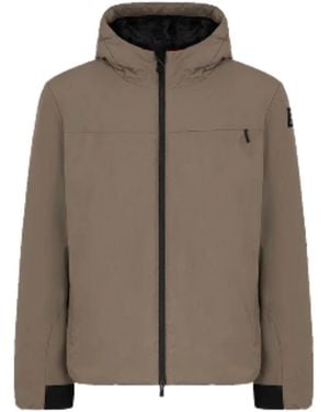 Suns Jacket Aurelio Velour Fossil - Brown