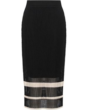 Joseph Ribkoff Falda De Mujeres 252923 Longue - Negro