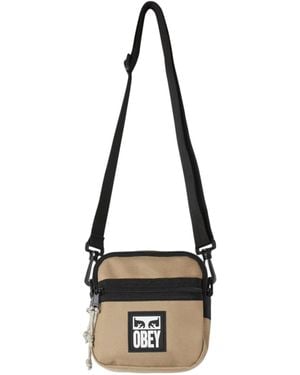 Obey Small Messenger Bag - White