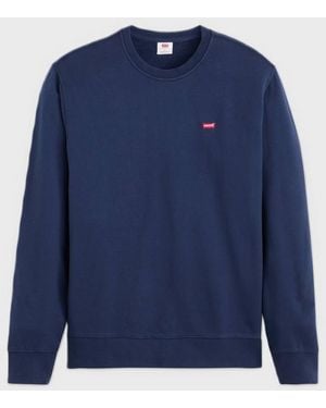 Levi's Camiseta Crewneck Hombre Azul