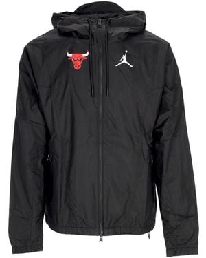 JORDAN NBA Windbreaker Nba Courtside Statement Jacket Chibul - Black