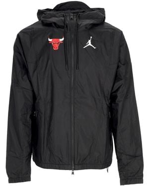JORDAN NBA Herren-Windbreaker Nba Courtside Statement Jacke Chibul Schwarz/Schwarz