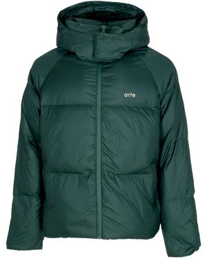 Arte' Puffer Jacket - Green